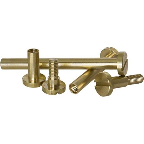 Vite A Cannocchiale In Ottone Ø 6X40 Mm. - 100 Pz