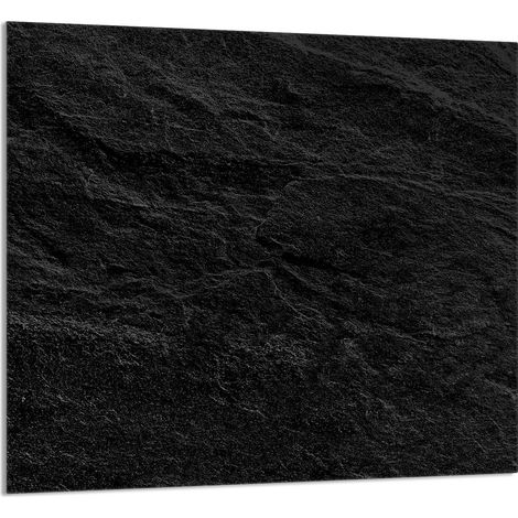 GLASPLATTE FÜR KÜCHE 65x60 Schiefer
