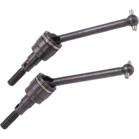 Lot de 2 arbres de transmission en acier pour voiture RC TAMIYA CC01 (noir). Accessoires de rechange. (1/5)