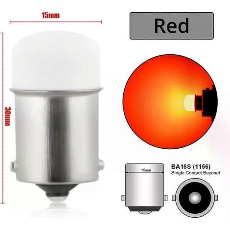 1 feu de recul LED P21/5W pour voiture, 12 V CC, ampoule 1157 BAY15D 1156 BA15S, 9 SMD, clignotant automatique, feu de stationnement, feu stop arrière, feu de jour.