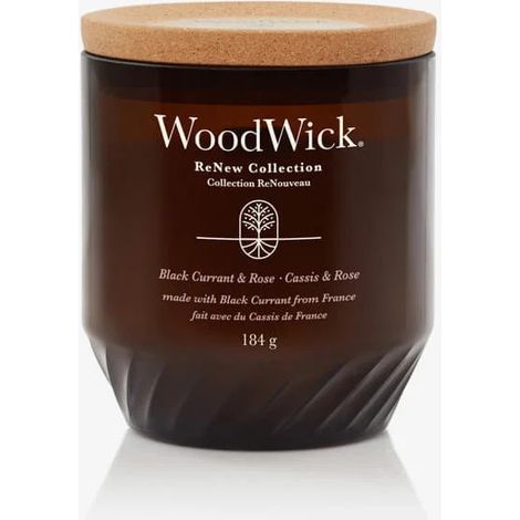 Vela perfumada Woodwick renew mecha de madera 184g