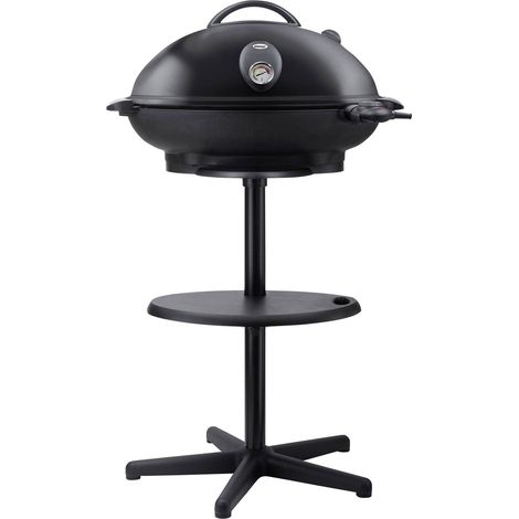 Barbecue électrique 2200 W avec couvercle cloche – Plaque XXL 55 x 41 cm – Thermomètre intégré – Fonction Low-Fat – Steba - S335031 (1/5)