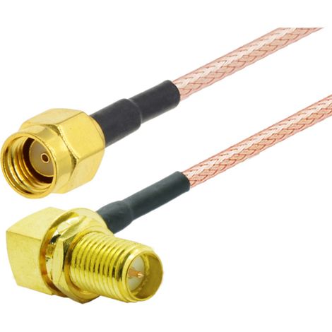 Anschlusskabel SMA-RP Buchse / SMA-RP Stecker RG316D 5m V1