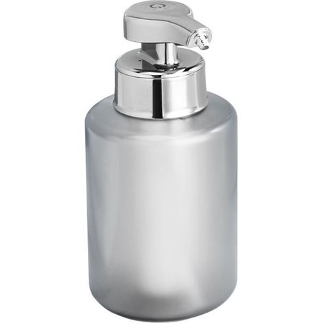 Dispenser di sapone automatico da 320 ml in acciaio inox 304, ricaricabile, senza contatto, colore argento, per il bagno (1/4)