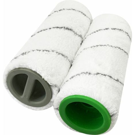 MINKUROW Rulli Di Ricambio In Microfibra Per Kärcher Fc3d Fc5 Detergente Per Pavimenti Duri Confezione Da 2 (1/5)