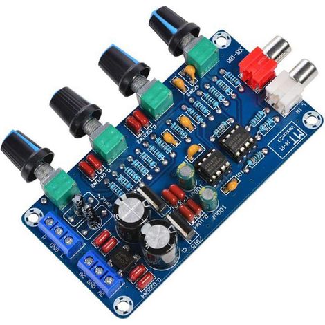 NE5532 Vorverstärker-Fertigplatine EQ DIY Dual AC 12V -18V-- (1/5)