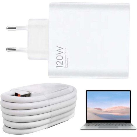 USB-C-Ladegerät, Schnellladeadapter, 120-W-6-A-Schnellladekopf für Smartphones, Ladeadapter mit 120-W-Ladekabel, Zubehör für elektronische Produkte auf Geschäftsreisen