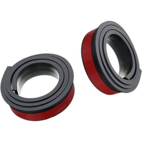 Protection Universelle de Passage de Roue de Voiture en Caoutchouc Bandes Anti-Collision Moulures Garniture de Garde-boue 1.5m BLACK (1/5)