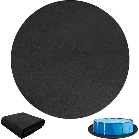 Tapis de Sol Piscine Rond, Tapis sous Piscine Hors Sol Résistante aux Perforations (1/5)