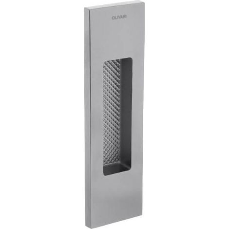 Poignée de porte coulissante Siro chrome mat - D111CO (1/2)