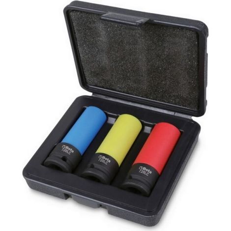 Coffret de 3 douilles à chocs gainées - - 007200653