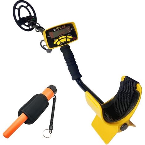 Détecteur de métaux pour adultes MD-6250 Détecteur de métaux Détecteur d'or souterrain Longueur de métal Réglable Treasure Hunter Seeker Étanche professionnelle améliorée de plus grande précision ( Co (1/5)