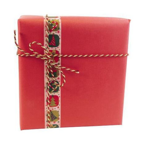 CLAIREFONTAINE Geschenkpapier Clairefontaine 70 cm x 3 m (B x L) Kraftpapier karminrot (1/4)