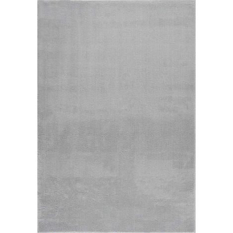 Tapis de salon, Tapis Intérieur & Extérieur, Tapis décoratif pour chambre shaggy doux lavable 160x230 cm Antidérapant Gris MKS23023 (1/5)