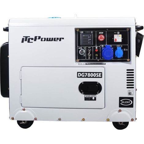 DG7800SE Generador Diésel Monofásico ITCPower 6300w (1/5)