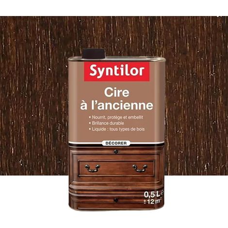 Cire à l'ancienne liquide Syntilor chêne rustique 0,5 L (1/2)