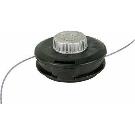 Tête coupe universelle bump feed – Pour débroussailleuse 33cc+ – Fil 3 mm, bouton alu (1/3)
