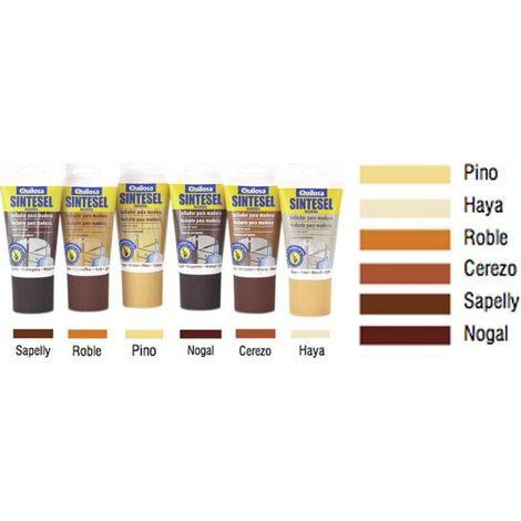 FPLUS baja quilosa sintesel madera tubo 125ml nogal 44610 , baja quilosa sintesel madera tubo 125ml nogal 44610