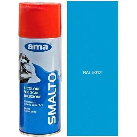 Pintura en aerosol RAL 5012, esmalte acrílico, 400 ml 61471