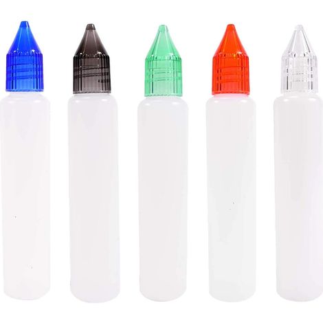 Lot de 5 Bouteilles Pissettes de 30 ml (1/5)
