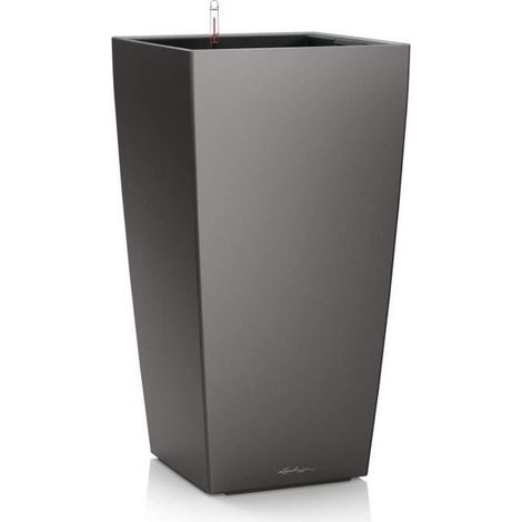 LECHUZA Jardiniere Cubico 50 ALL-IN-ONE Charbon 18164 (1/5)