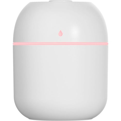 Petit diffuseur d'huile pour bureau à domicile Fonctionnement silencieux 220 ml Humidificateur avec veilleuse Diffuseur d'huiles essentielles électriques durables