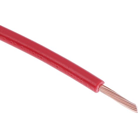 Câble triple homologation RS PRO, Rouge, Section 1 mm² 1 kV c.c., 600 V c.a., , Triple homologation ( Prix pour Bobine de 100 Mètres ) (1/3)
