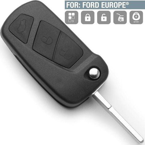 Estuche de repuesto de 3 botones para Ford Ka (1/2)