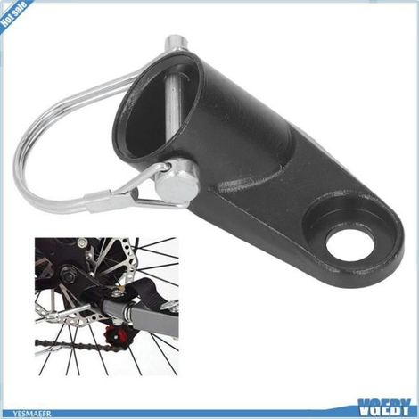 Coupleur d'attelage de remorque de vélo, fixation de remorque de vélo en acier Compatible avec Schwinn Compatible avec InStep (1/4)