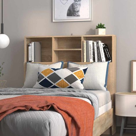 vidaXL Mueble cabecero roble Sonoma 100x19x103,5 cm (1/5)