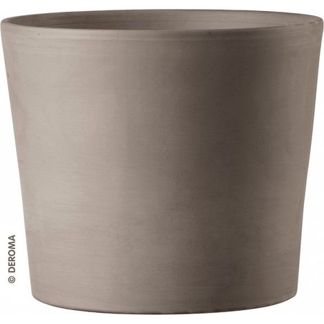 Vaso Cilindrico grafite 20cm