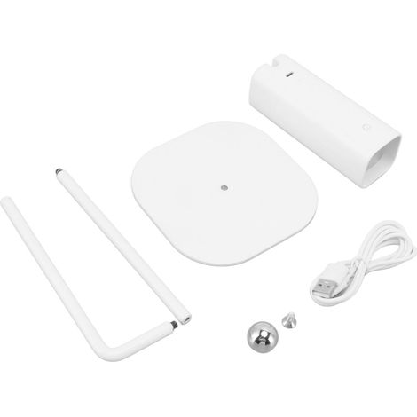 Lampe de bureau amovible 360°, lampe de lecture rechargeable à 3 couleurs, protection oculaire, idéale pour lire au lit, bureau ou chambre. (1/5)