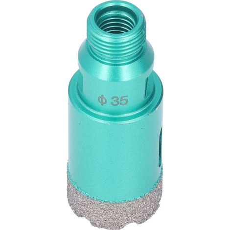 Foret diamant 35mm pour granit, marbre et carrelage, ouvreur de trou 1/2BSP, trépan béton haute performance (1/5)