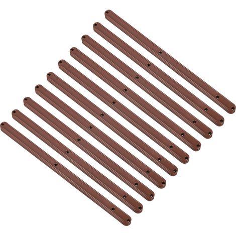 Schubladenauszüge, 10 Stück 300mm - Kunststoff Schubladenführungen, seitlich montierte gerillte (1/5)