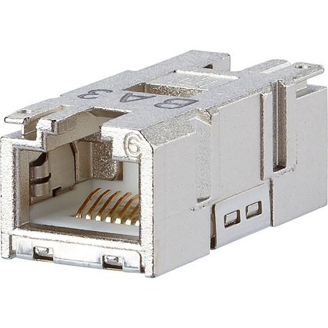Metz-Connect Einbaukupplung RJ45 8(8), Cat. 6, geschirmt