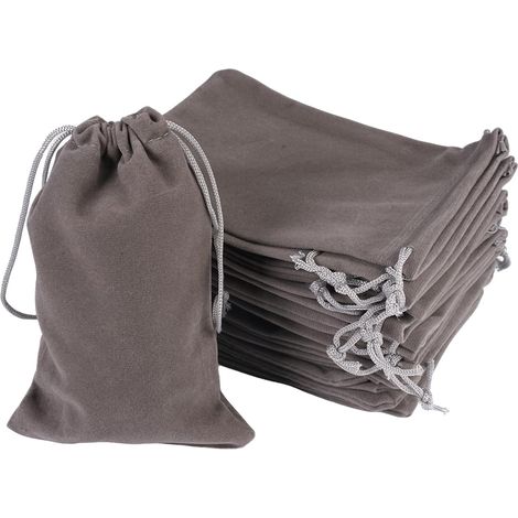 20 Piece Jewelry Pouches, 10x15cm Velvet Pouches with Drawstring (1/5)