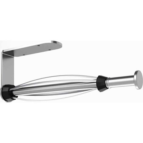 1 Soporte para toallas de papel, con cierre suave, de acero inoxidable 304, para montaje en pared con adhesivo o tornillos, para cocina y baño. (1/5)