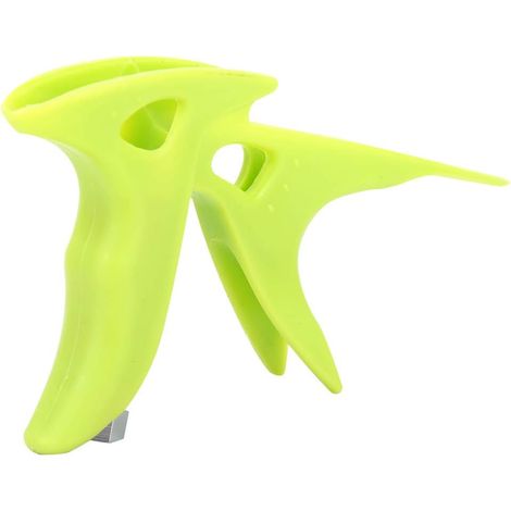 High-hardness green plastic brush handle holder with nut fastening for spray pen model - handle support for better control and comfort (1/5)