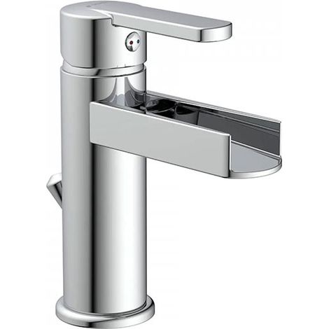 Miscelatore lavabo cromato - Rubinetto monocomando - Maniglia centrale - MIT/NIA/CRO (1/4)