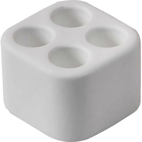 Mini support hygroscopique pour brosse à dents en diatomite blanche-5.5x5.5cm-White (1/3)