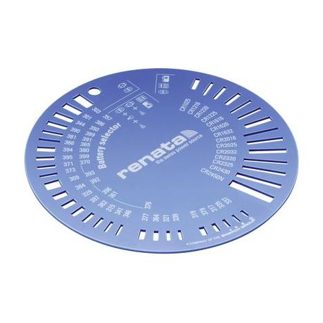 Renata Selektor ZW9801 Gabarit pour piles bouton Q082151