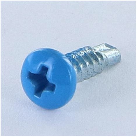 Vis autoperceuse Tête cylindrique bombée TCB Phillips 4.2X16 Acier zingué LAQ5012POUDRE-10 pièces