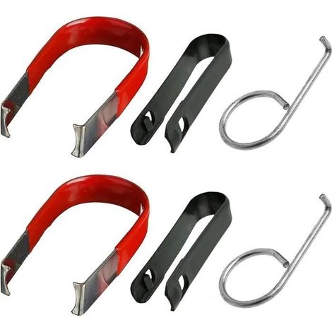 6 Pcs Extracteur De Capuchon De Boulon De Roue, Voiture Couvre l'outil d'extraction, Outil Demontage pour Couvre-écrous (1/4)