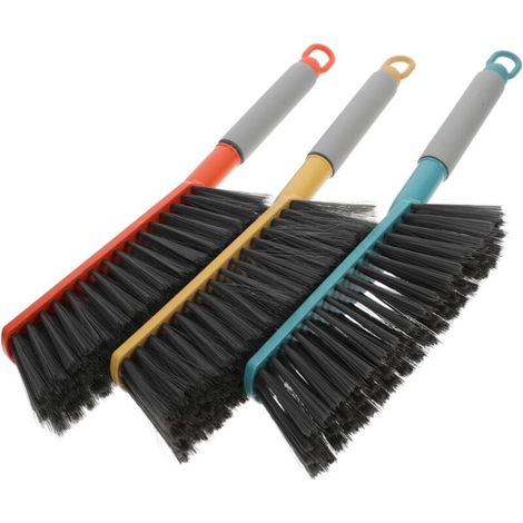 Ensemble De Brosses De Nettoyage Polyvalentes 3 Balais À Main À Poils Doux (1/5)