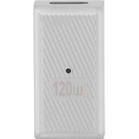 Adaptateur USB vers USB-C 10 Gbit/s 120 W 20 V 6 A, compatible avec de nombreux appareils. Adaptateur USB femelle vers USB-C femelle avec témoin lumineux pour le transfert de données et la charge. (1/5)