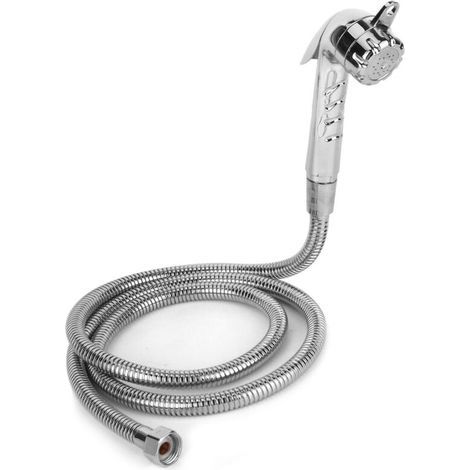 Kit di tubo flessibile per doccia in acciaio inox, adatto per docce esterne su camper, furgoni camperizzati e yacht, con filettatura da 1/2 pollice. (1/5)