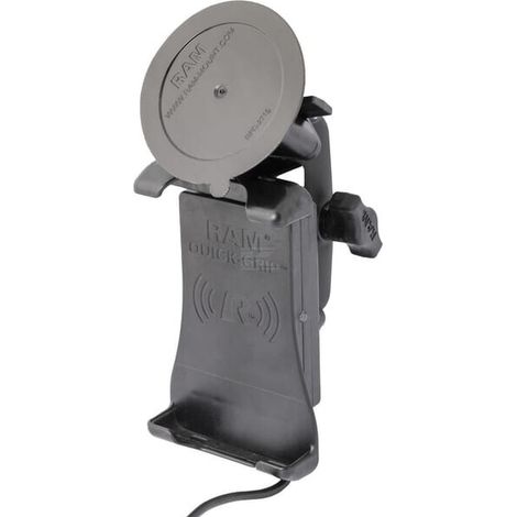 Soporte para tel茅fono con carga y ventosa RAM RAMB166UN14W (1/5)