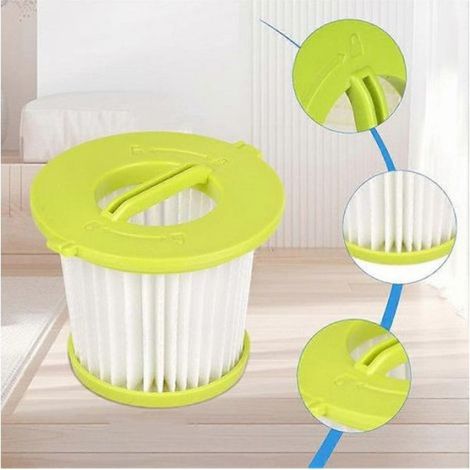 Filtre PCL700 - Rechange Pour Aspirateur Portable Ryobi ONE+ 18V - Modèles PCL704 PCL705 - 6 Pièces (1/5)