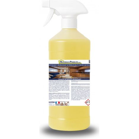 Détergent dégraissant intérieur multi-usages bateaux - 500 ml Jaune clair - MATPRO (1/3)