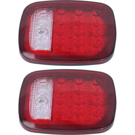 pièces feux arrière feu de freinage arrière 16 LED clignotant feu de recul adapté pour Jeep Wrangler TJ CJ JK